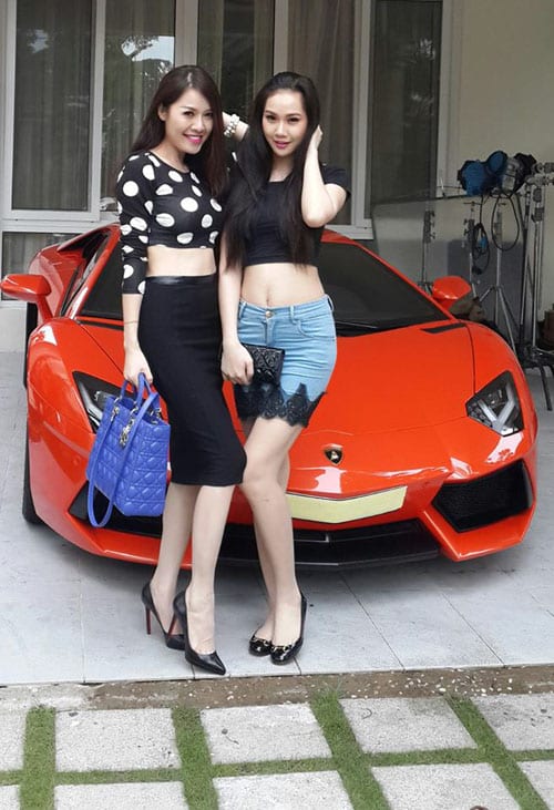 Tuan Hung khoe sieu xe Lamborghini Aventador hinh 5